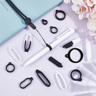 DIY Electronic Stylus & Lighter Silicone Holder Neck Lanyard Making Kit FIND-CP0002-39-1