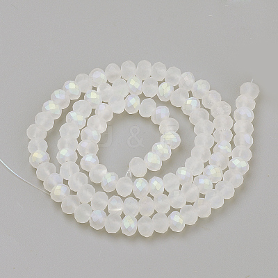 Electroplate Glass Beads Strands LS-EGLA-S141-6mm-01E-1