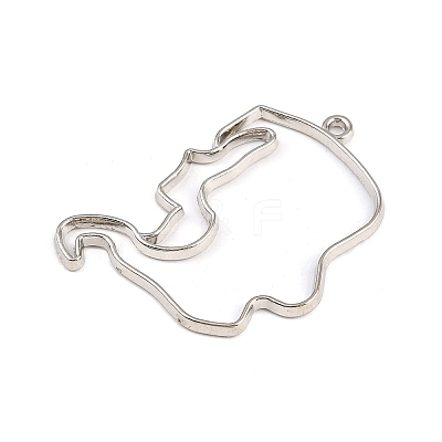 Zinc Alloy Open Back Bezel Pendants PALLOY-D580-05P-E-1