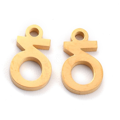 304 Stainless Steel Pendants STAS-F267-10D-G-1