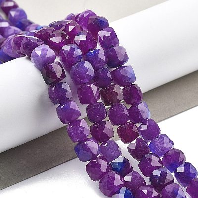 Natural Quartz Imitation Sugilite Beads Strands G-C179-B07-01-1