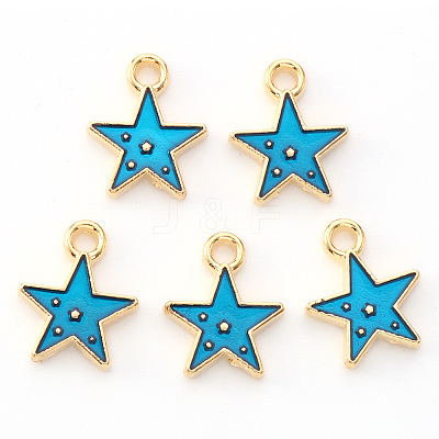 Alloy Enamel Charms ENAM-S121-028A-1