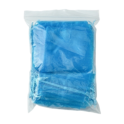 50Pcs Organza Bags Jewellery Storage Pouches Wedding Favour Party Mesh Drawstring Gift OP-FS0001-05E-1