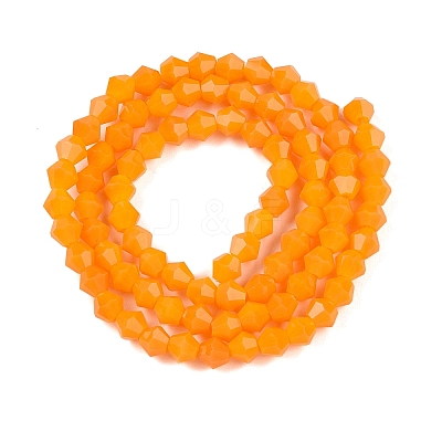 Opaque Solid Color Imitation Jade Glass Beads Strands LS-EGLA-A039-P4mm-D04-1