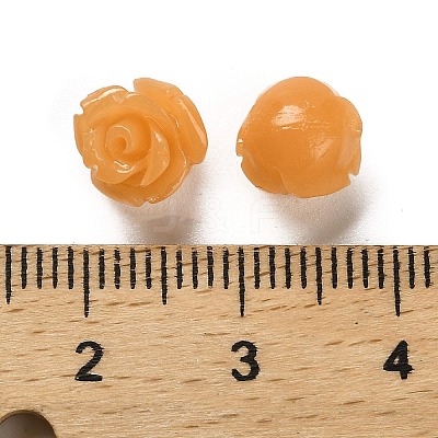 Synthetic Coral Carved Beads CORA-H003-01B-30-1