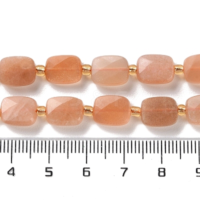Natural Sunstone Beads Strands G-H061-A02-01-1