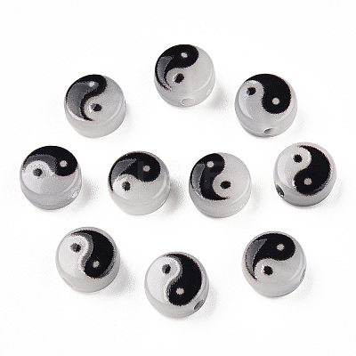 Luminous Transparent Acrylic Beads X-LACR-T001-01-1
