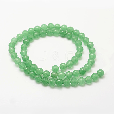 Natural Green Aventurine Bead Strands G-P281-01-10mm-1