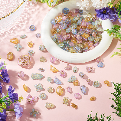 100G Transparent Acrylic Beads OACR-BT0001-05F-1