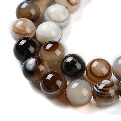 Natural Eye Agate Beads Strands G-NH0019-F02-01-1