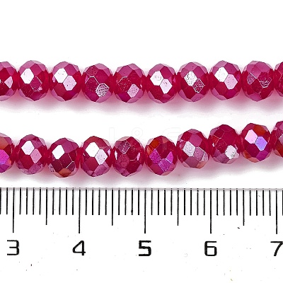 Baking Electroplate Glass Beads Strands LS-DGLA-A039-J10mm-B02-1