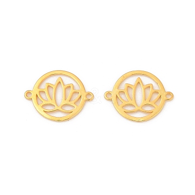 925 Sterling Silver Hollow Connector Charms STER-A046-01G-1