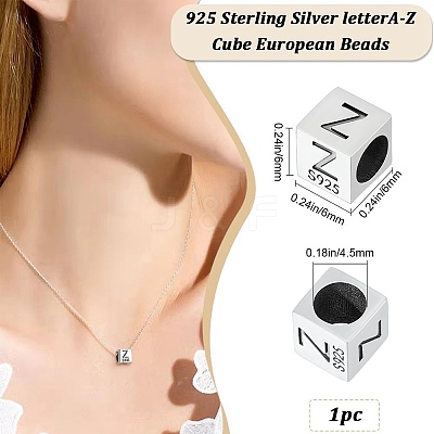 Sterling Silver Beads STER-WH20009-04Z-P-1
