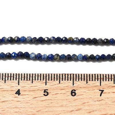 Natural Lapis Lazuli Beads Strands G-F509-14-2mm-1