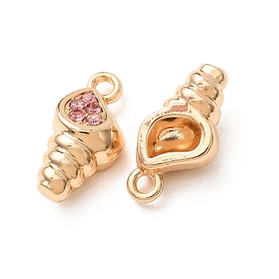 Alloy Rhinestone Pendants RB-CBAA597-01G-1