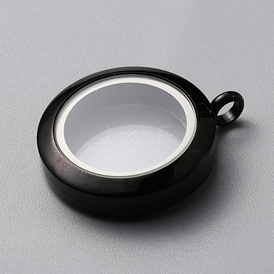304 Stainless Steel Locket Pendants FIND-WH0032-58B-EB-1