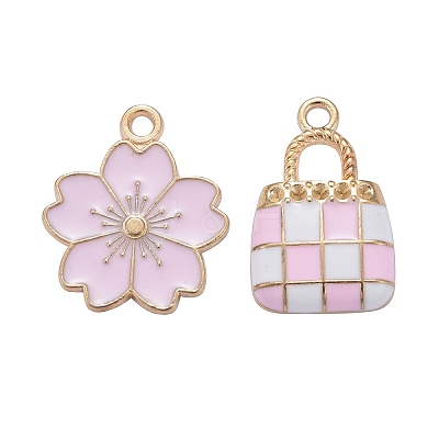 60Pcs 30 Style Alloy Enamel Pendants ENAM-LS0001-06LG-1