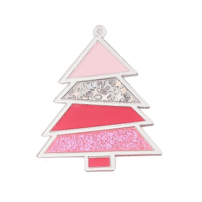 Christmas Theme Opaque Printed Acrylic Big Pendants LS-SACR-S034-14A-1