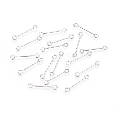 Tarnish Resistant 304 Stainless Steel Double Sided Eye Pins STAS-O101-65P-1