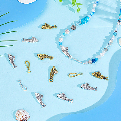 40 Sets 2 Colors Alloy Toggle Clasps FIND-PH0025-59-1