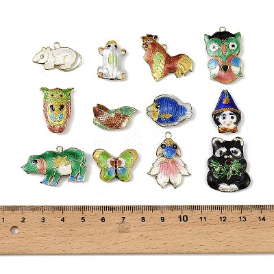 Handmade Cloisonne Beads CLB-Z001-11G-1