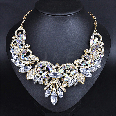 Pointed Back Glass Rhinestone Cabochons RGLA-OC0001-08A-1