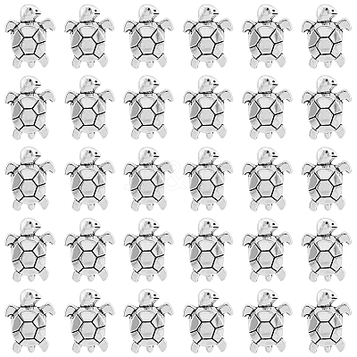 Tibetan Style Alloy European Beads MPDL-DC0001-01-1