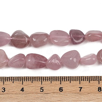 Natural Madagascar Rose Quartz Beads Strands G-Q060-E21-03-1