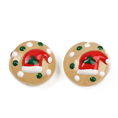 Christmas Handmade Lampwork Enamel Beads LAMP-C020-03A-1