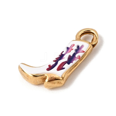 304 Stainless Steel Enamel Pendants SA-CBAA9A2-04G-04-1