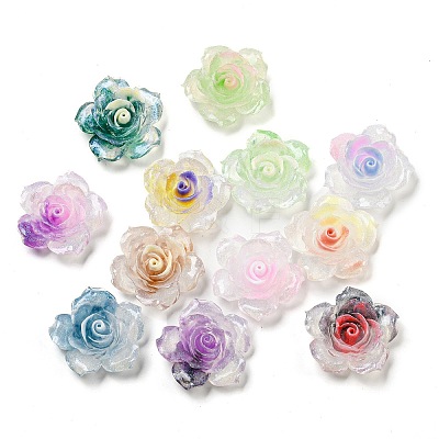 Luminous Transparent Epoxy Resin Decoden Cabochons CRES-M032-04E-1