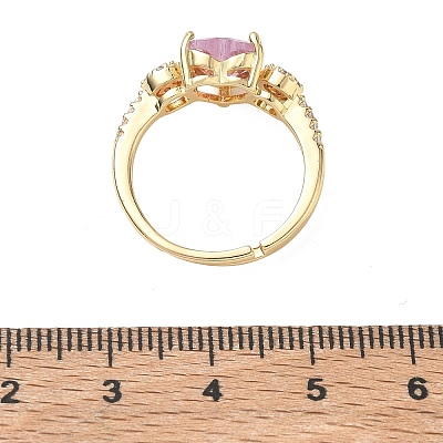 Brass Adjustable Finger Ring for Women CU-CBA7E55-05G-1