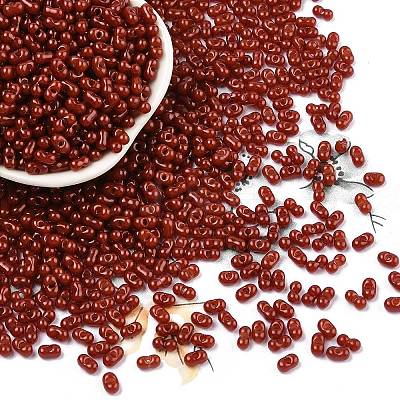 Baking Paint Glass Seed Beads SEED-L011-09A-24-1