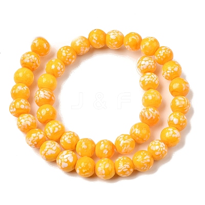 Handmade Lampwork Beads Strands LAMP-H071-01C-07-1