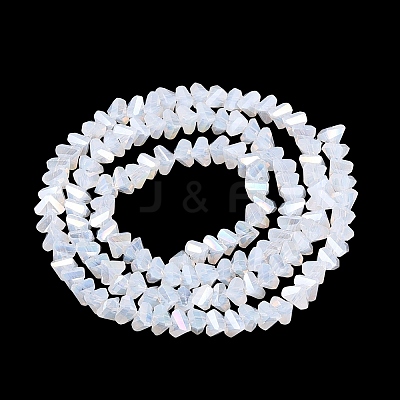 Electroplate Imitation Jade Glass Beads Strands EGLA-Q139-01A-B01-1
