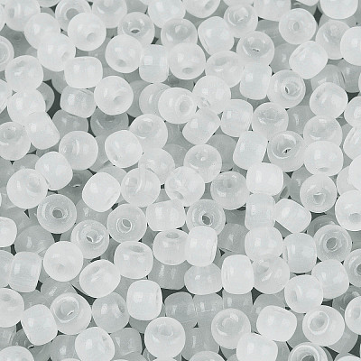 6/0 Transparent Inside Colours Glass Seed Beads SEED-N008-08V-1