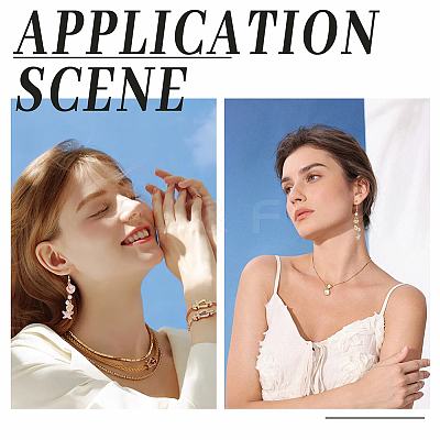 2 Pairs 2 Styles Alloy Enamel Starfish with Shell Shape Dangle Earrings EJEW-GA0001-10-1