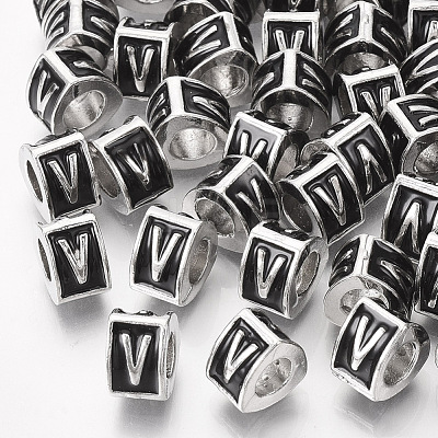 Alloy European Beads MPDL-S038-09V-1