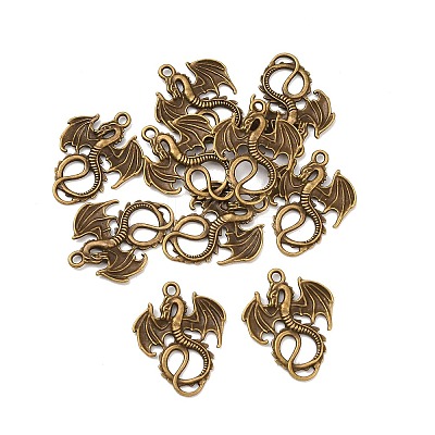 Tibetan Style Pendants TIBEP-K063kg-AB-NR-1