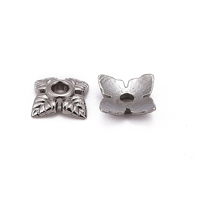 Tibetan Style Bead Caps X-TIBEB-Q018-B-FF-1