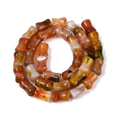 Natural Agate Beads Strands G-Q606-61-1