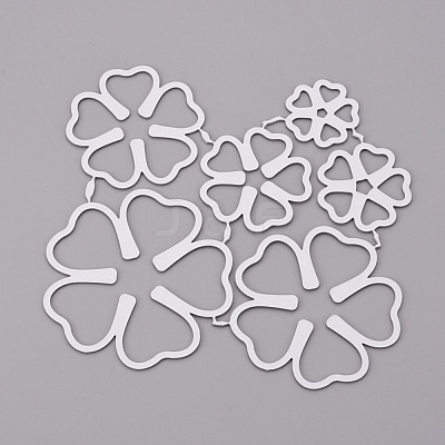 Clover Frame Carbon Steel Cutting Dies Stencils X-DIY-F050-05-1