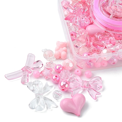 DIY Cute Beaded Stretch Bracelet Making Kit DIY-FS0003-25-1
