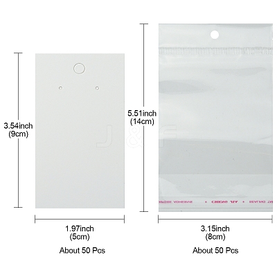 50Pcs Paper Display Cards CDIS-FS0001-14A-1