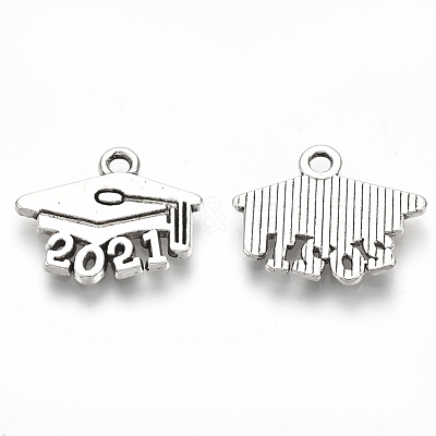 Tibetan Style Alloy Pendants X-TIBE-R316-145AS-RS-1