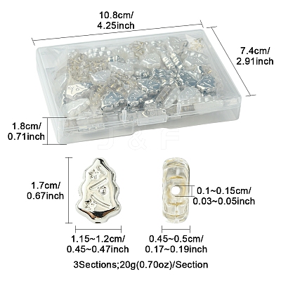 DIY Christmas Tree Acrylic & ABS Plastic Imitation Pearl & CCB Plastic Beads Jewelry Making Findings Kits DIY-FS0007-80-1