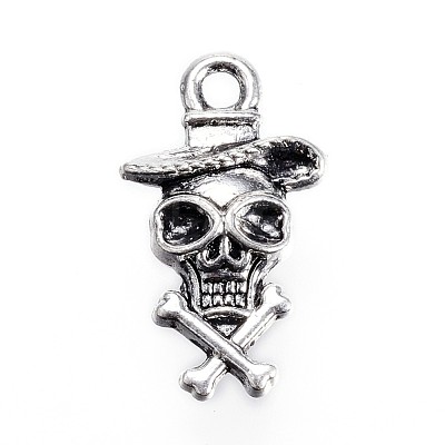 Tibetan Style Alloy Pendants TIBE-ZN61602-AS-RS-1
