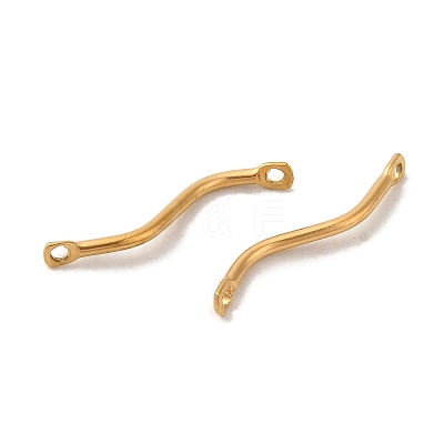 Ion Plating(IP) 304 Stainless Steel Links Connector Charms STAS-Q323-13G-1