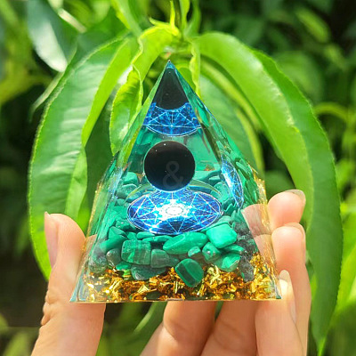 Orgonite Pyramid Resin Energy Generators PW-WG00C2D-02-1