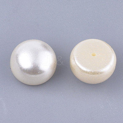 ABS Plastic Imitation Pearl Beads OACR-Q175-10mm-02-1